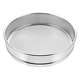 DEARMAMY Edelstahl Standardsieb Maschen Feines Laborsieb für Bodensieb Analyse Sieb mit Hoher Härte und Rostschutz für Geologie und Chemie