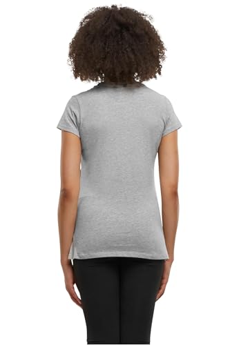 Build Your Brand Camiseta básica para Mujer, Gris, S
