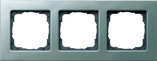 Preisvergleich Produktbild Gira 0213202 Abdeckrahmen 3-Fach Gira E22 Edelstahl