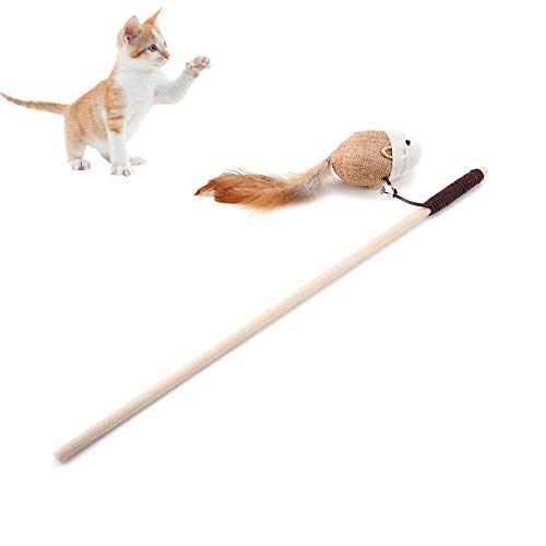 Smandy Gatto Gattino Teaser Bacchetta di Legno