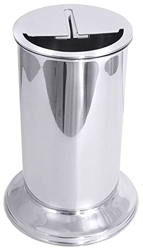 Contacto Messerabstreichbehälter mit Gummiaufsatz 30 cm 2300 ml Edelstahl 18/10 Gastro-Qualität, POM-Bodeneinlage, lebensmittelecht, hitzebeständig