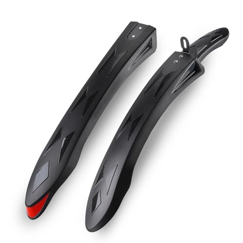 Amazon ICOCOPRO MTB Mudguards Set,Adjustable Bike Mudguards with Reflectors,Universal Mud Guards for Mountain Bike,Full Cover Thicken Widen Bicycle Fenders Set for 26/27.5 #ad