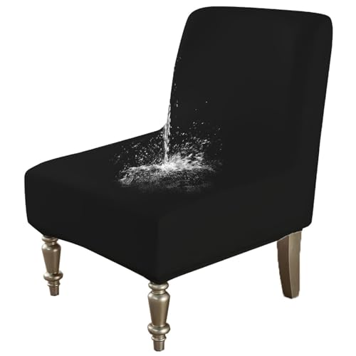 Funda impermeable para sillón sin brazos protectora de cuero elástico 2