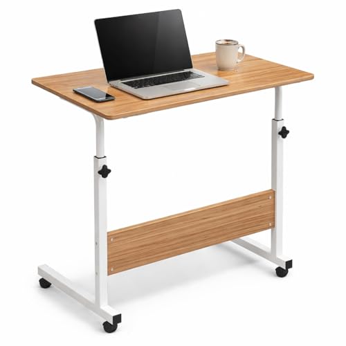 Frilla Tavolo portatile pieghevole – Regolabile in altezza e inclinazione, con superficie ampia – Ideale per letto, divano e smart working | EVOSTUL