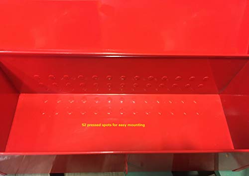 Larin Mtb-16R Red 16" Atv Metal Tool Box #TOP4