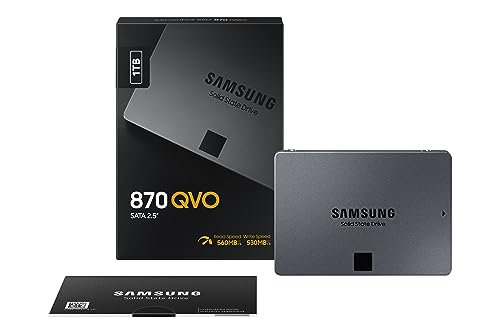 Samsung 870 QVO SATA III 2,5 Zoll SSD, 1 TB, 560 MB/s Lesen, 530 MB/s Schreiben, Interne SSD, schnelle Festplatte als Ersatz für HDD… – Ansicht 8
