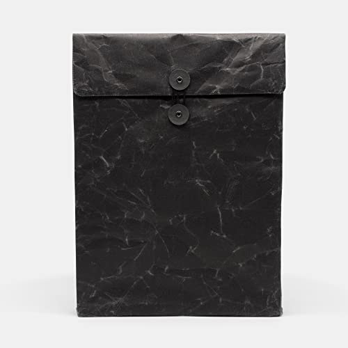 SIWA Japonais Naoron Sac d'embrayage D'enveloppe D'enveloppe D'enveloppe à Boutons De Tringle - Noir