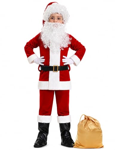 Disfraz Completo de Santa Claus para Niños miniatura 4