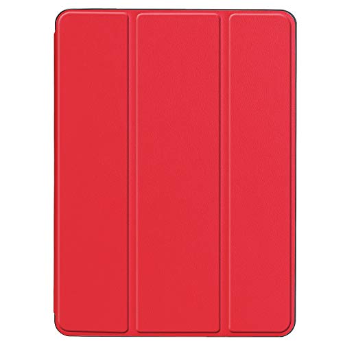 Étui avec porte-crayon intégré pour iPad Mini 4/5 - [SlimShell] Étui de protection ultra léger avec support de réactivation/suspension automatique, rouge Cover