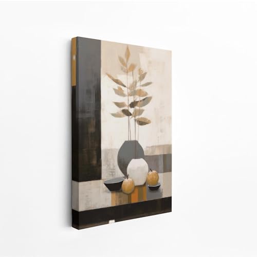 Peinture abstraite japonaise pour salon moderne, décoration murale bohème et zen