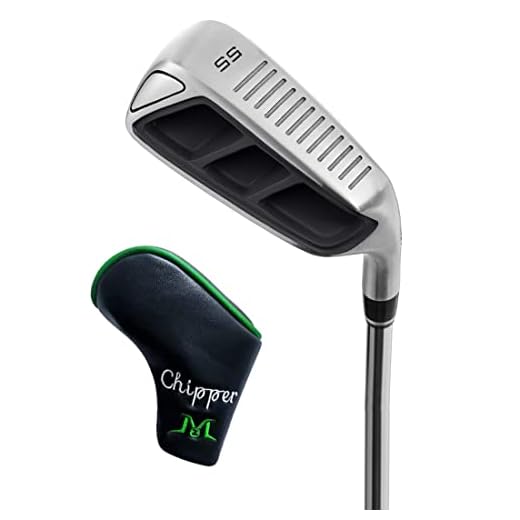 MAZEL Golf Chipper Club for Men Black Head,Golf Wedge 35,45,55,60 Degree,Right & Left Handed,35 Inch (55 Degrees, Right)