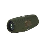 JBL Charge 5 - Portable Bluetooth Speaker with deep bass, IP67 waterproof and dustproof, 20 hours of playtime, built-in powerbank, in green
