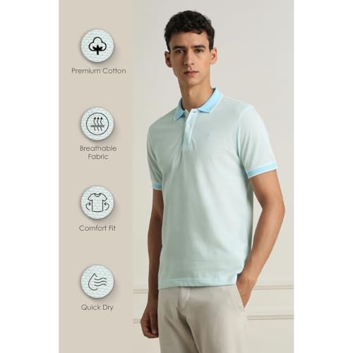 Image of Van Heusen Premium Polo T-Shirt for Men | Quick Dry | Comfort Fit | Breathable Fabric