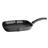 BALLARINI Positano 28cm Grillpfanne, Aluminium, schwarz, 28 cm