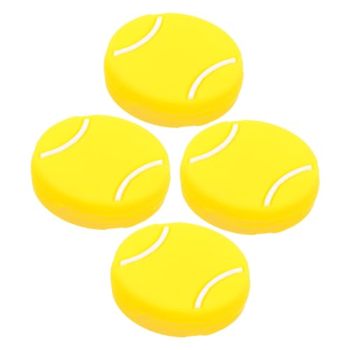GANAZONO 4 Piezas Amortiguador de Raqueta de Tenis raquetbol amortiguadores Amortiguador de Vibraciones para Raquetas de Tenis Reductor de Vibraciones para Raquetas de Tenis Gel de sílice