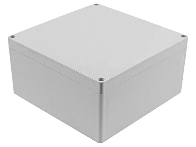 Boîtier Hammond 1554WA2GY gris IP68 haute qualité 180x180x90mm de finition supérieure