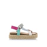 Sandalias Mtng Kids MTNG Sandalia Kids 48518 C52602 Off White/Maverick Rosa YOYO Azul Claro/ZEBRI 34, EU