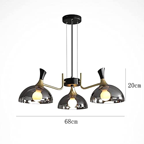 Lámpara de techo negra moderna de 5 luces ideal para iluminar tu pasillo o dormitorio 3