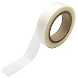 XIWENQUKU 1 Roll 65′ Iron on Hot Melt Seam Sealing Repair Adhesive Fusible Tape，Layer for Waterproof PU Coated Fabrics Sportswear Outdoor Gear Raincoat Tent Awning (Clear, 0.78" X 0.04")