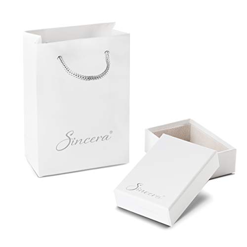 Sincera® Elegant Exclusive Brooch With Swarovski Crystals Stylish Accessory Silver-Plated From Italy 02-18550 #TOP5