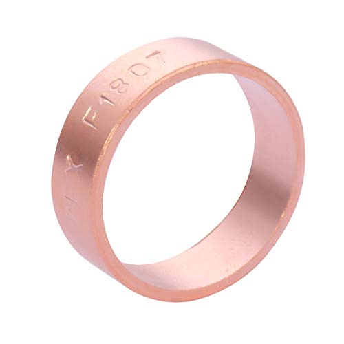 Litorange Lead-Free Copper (Better Than Brass & Stainless Steel) Pex Pipe Crimp Clamp Ring 3/4 Inch 3/4" Plumbing Fittings Pack Of 44 #TOP2