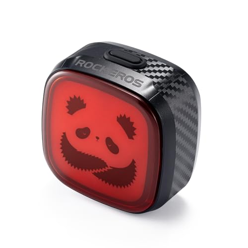 ROCKBROS ���]�� �e�[�����C�g �����_�� ���A���C�g �G���t�� �X�}�[�g�u���[�L���� �U��/���Z���T�[ 4�_�����[�h �e�[�������v 40���Ԏ����_�� ���邳���� USB-C�[�d�� IPX5�h�� ��t�ȒP ���[�h�o�C�N �N���X�o�C�N �ʋ� �ʊw �p��