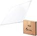 FactorLED Pack x6 Panel LED 60x60 cm 44W, 6 unidades Lampara LED para Falso Techo, Driver Philips, Bajo Consumo, 7000 Lumenes, No Flick, Marco Blanco Varias Temperaturas (Luz Natural (4000K))