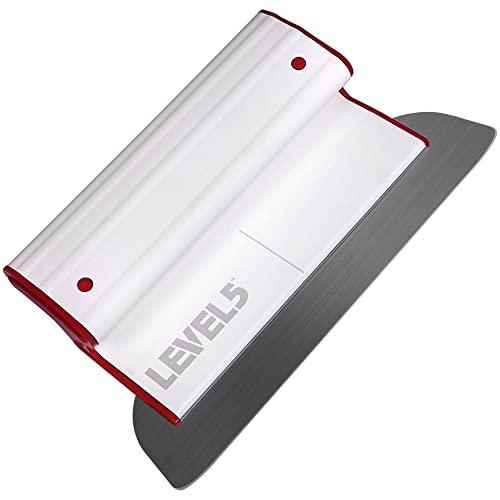 LEVEL5 10-Inch Composite Skimming Blade | Precision 0.3mm German Stainless Steel Blade Insert (Replaceable), Ergonomic Polymer Blade Profile | 4-910C