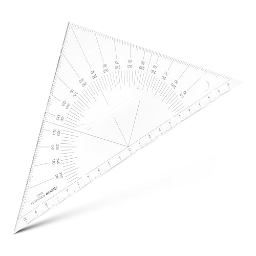 Rapporteur Aristo AR1558/2 avec poignée amovible pour le dessin technique