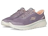 Skechers Women's Go Walk Arch Fit N-Joy Emory Hands Free Slip-Ins Sneaker, Mauve, 11