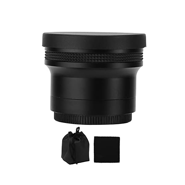 Sorandy 52MM 0,25x Fisheye-Weitwinkelobjektiv, Makrokamera Fisheye-Objektiv, Universal-Gewindeobjektiv für DSLR-SLR… – Bild 7