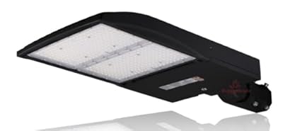 RuggedGrade NextGen III 300W LED Shoebox Light - 42,000 Lumens - 5000K Daylight - Dimmable - Slip Fit Mount - No Photocell - 10KV Surge Protection - Parking Lot Light - DLC 5.1 Premium
