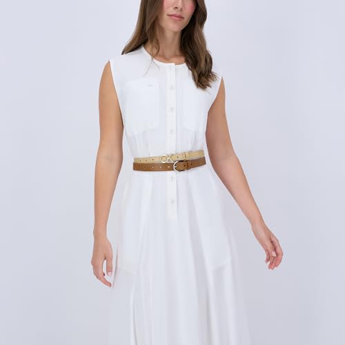 Calvin Klein womens 2-pack Skinny Fashion Belt Set4