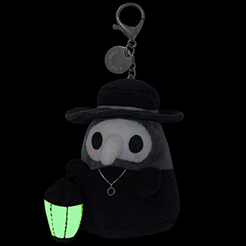 Squishable - Micro Plague Doctor - The Mysterious Doctor Plague Collection - 3 in - Soft Toy Collectible Stuffed Animal - Metal Keychain Backpack Clip