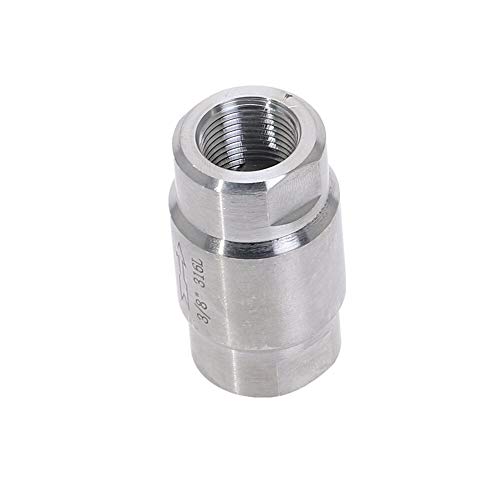 Vanne unidirectionnelle eau gaz clapet anti-retour haute pression inox DN6 - 4