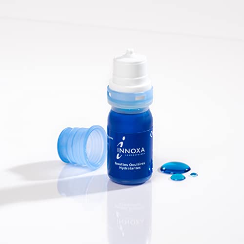 INNOXA Laboratoires Blaue Formel - Augentropfen - Bleichen Sie rote Augen auf - Befeuchten Sie trockene und müde Augen - Steril und ohne Konservierungsstoffe - 10 ml