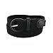 CTM® Mens Elastic Braided Belt with Covered Buckle (Big & Tall Available), Large, Black