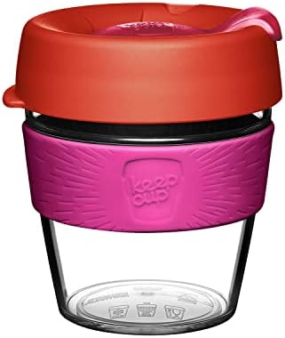 KeepCup Original, Reusable Plastic Coffee Cup | Splashproof Lid, BPA Free, Barista Grade | Medium | 12oz / 340ml | Doppio