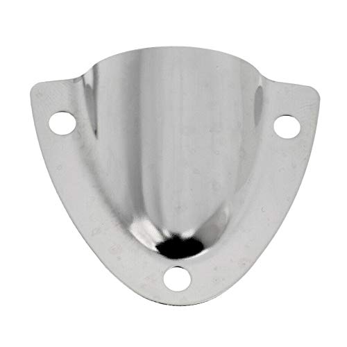 RuleaxAsi 4Pcs Marine Clam S-hell Cabo de arame Tampa de aço inoxidável Acessórios para barcos