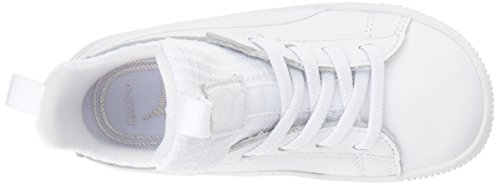 PUMA PUMA Baby Basket Fierce EP Slip On Sneaker, White White, 8 M US Toddler