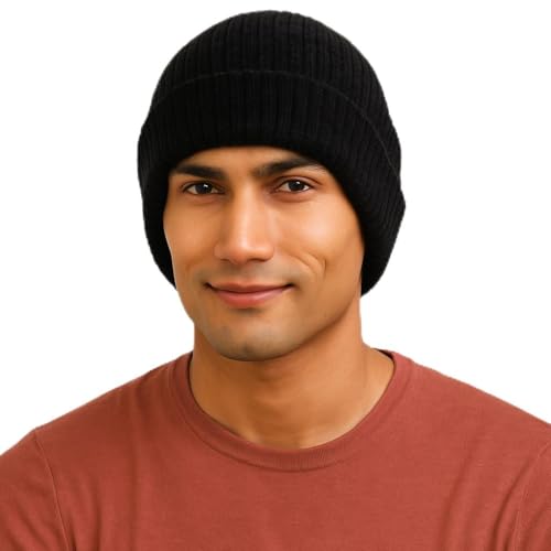 Image of TEKCOOL Beanie Cap for Men Woolen Winter Cap for Men Woolen Cap for Women in Winter for Thermal Wear Stylish Soft Winter Caps for Boys & Girls for Warm Wear Head Winter Cap Woollen Garam Topaa