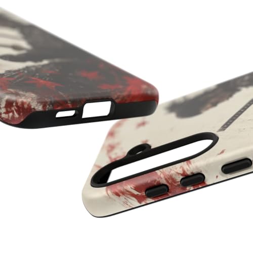 Coque antichoc pour Galaxy S24 Plus - Résistante et mate - Design Samouraï Katanas - 3