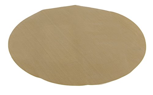 De Buyer - Tissu de cuisson rond antiadhésif réutilisable - Diamètre 26 cm -, Marron