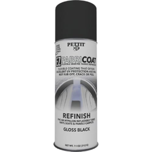 Part Synergy Replacement for PET-3001 EZ-Fabricoat Gloss Black 12oz Aerosol Flexible Marine