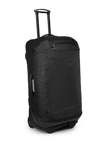 Osprey Transporter 90L Wheeled Duffel Bag Raven Black