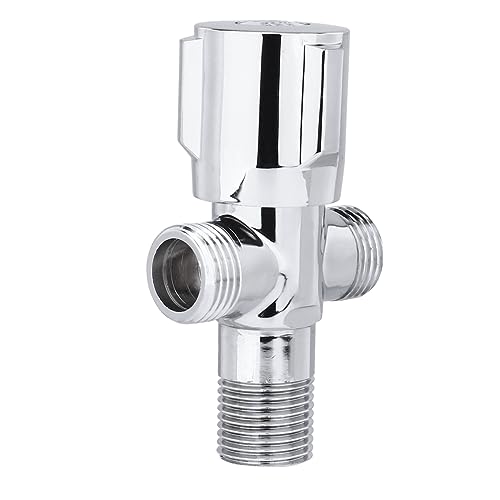 DIYEAH Rubinetto Del Wc Deviatore Per Doccia A 3 Vie Valvola Angolare Deviatore Per Acqua Per Bagno Valvola Adattatore A T