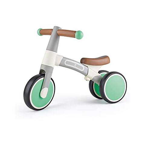 Verstellbares Balance-Dreirad von Hape hellgrau-mintgrün mitwachsend ab 12 Monaten Cover