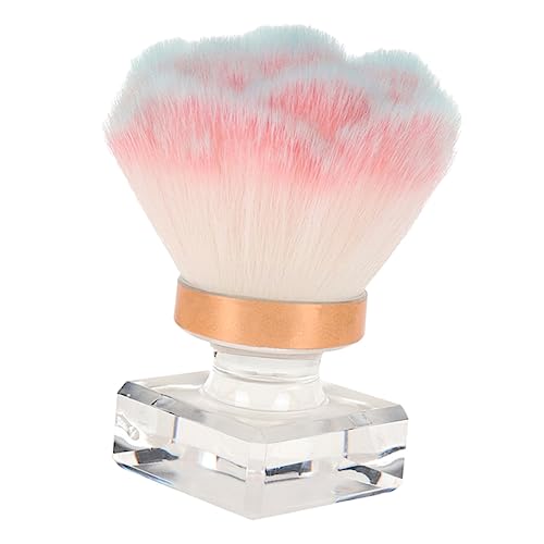Didiseaon Loose Powder Brush Rose Brush for Makeup Blush Brush Nail Dust Brush Fluffy Brush Duster