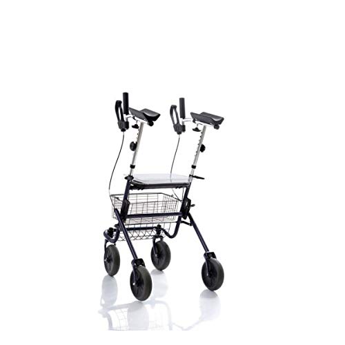 ROLLATOR IN ACCIAIO 4 RUOTE ANTIBRACHIALE Art. RP691