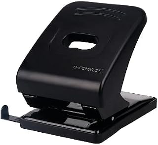 Q-Connect KF01237 Extra Heavy Duty Hole Punch - Black